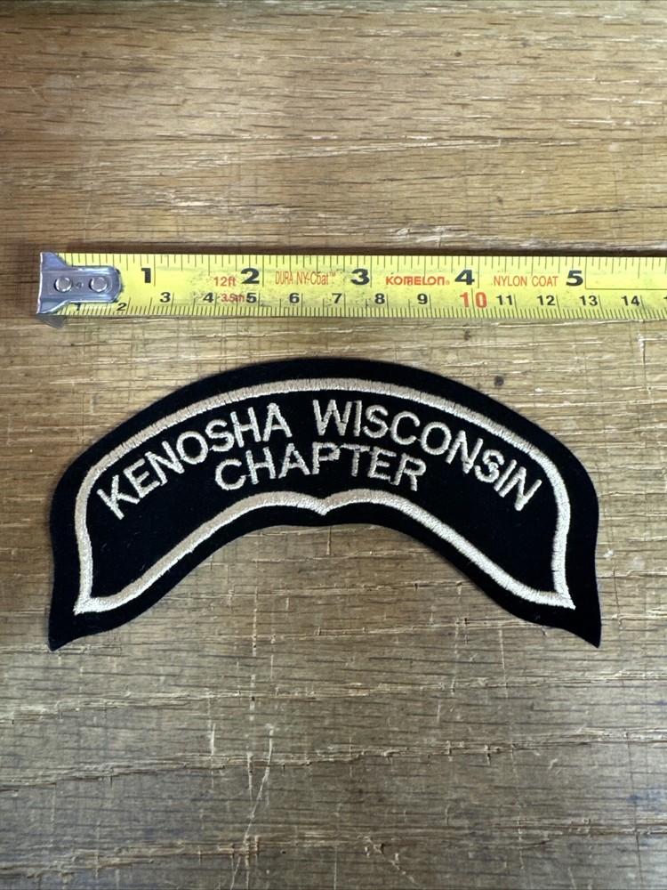 Harley Davidson HOG Kenosha Wisconsin Chapter Vest 5”x 2" Patch