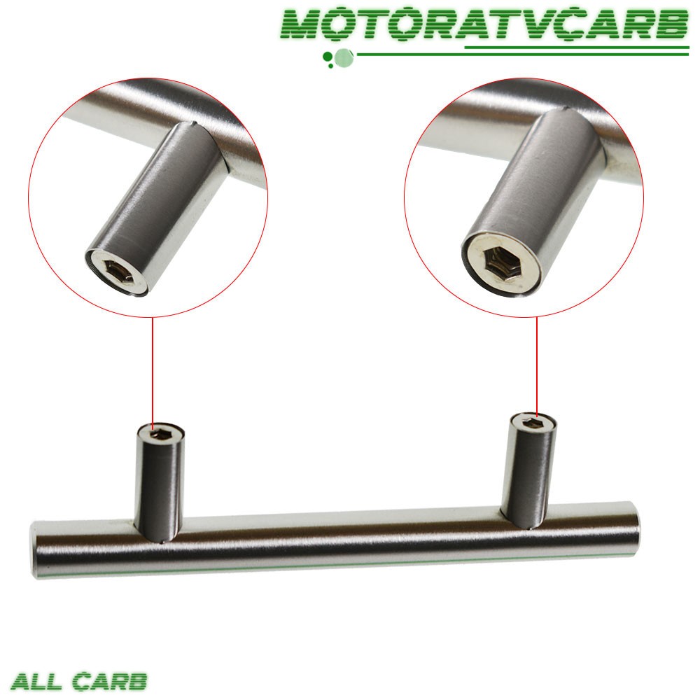 ALL-CARB Cabinet Pulls Brushed Nickel Stainless Steel Drawer Pulls 50 Pack