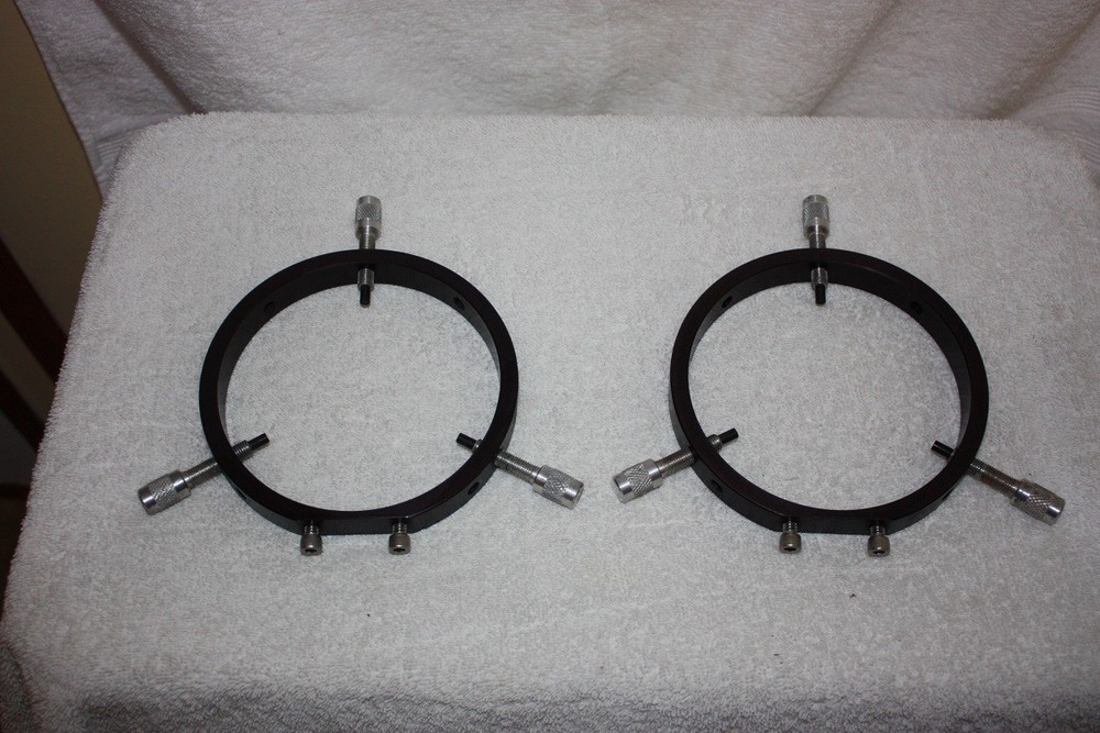 Losmandy 125mm  5" inside diameter Telescope Guide Scope Ring Pair