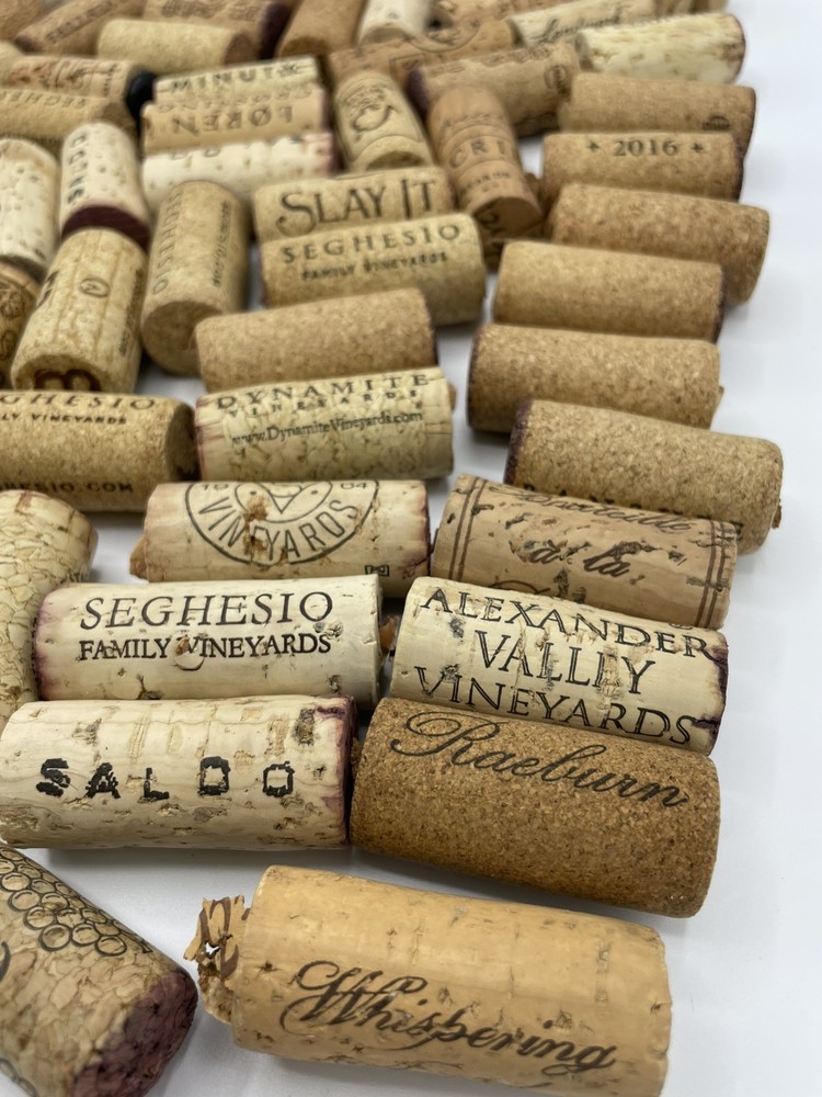 Premium Wine Corks Natural - Used Assorted 89 Count