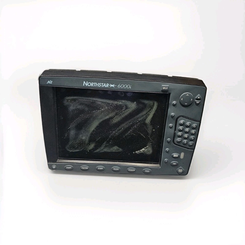 Northstar 6000i Chartplotter Head Unit Sonar Multifunction For Repair