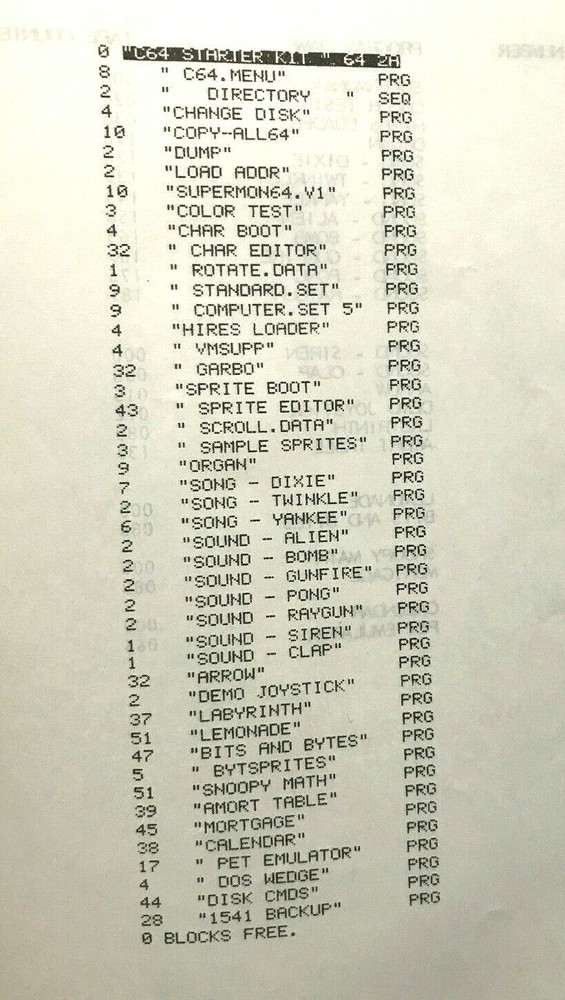 Open Disk Bonus Pack C64 Commodore Business Machines published DemoUtilities