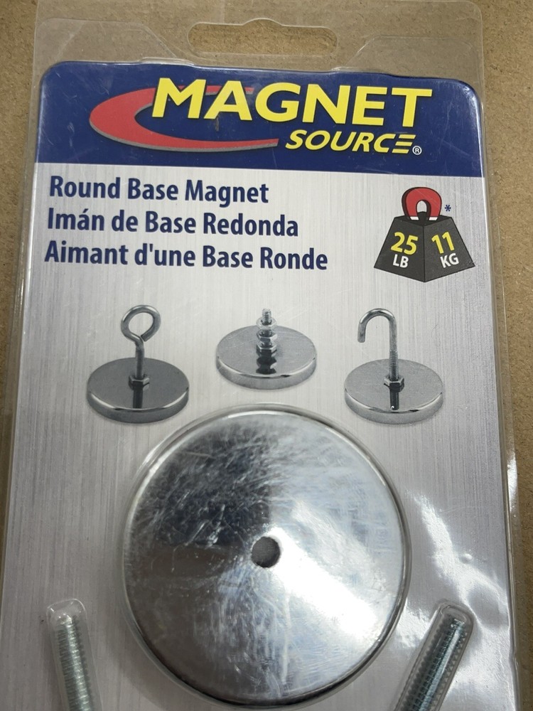 Magnet Source Round Base Magnet 25lbs
