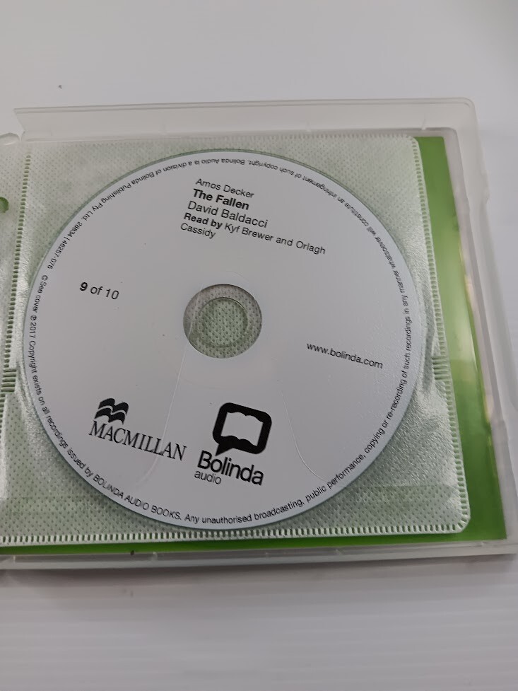 The Fallen by David Baldacci (English) Compact Disc Book