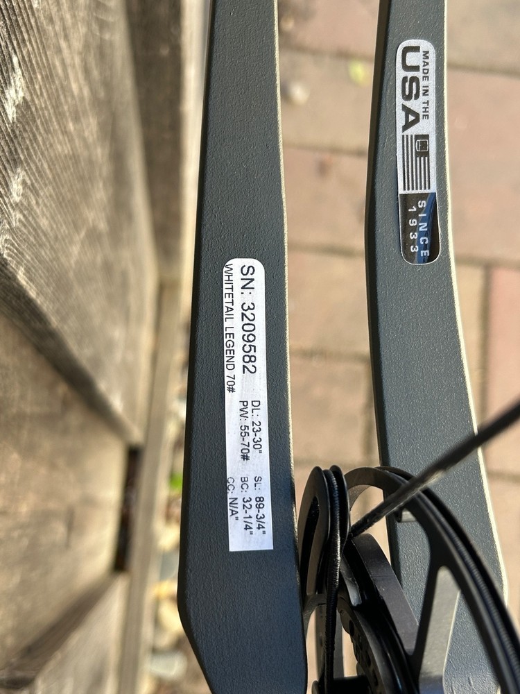 Bear Archery Whitetail Legend compound bow