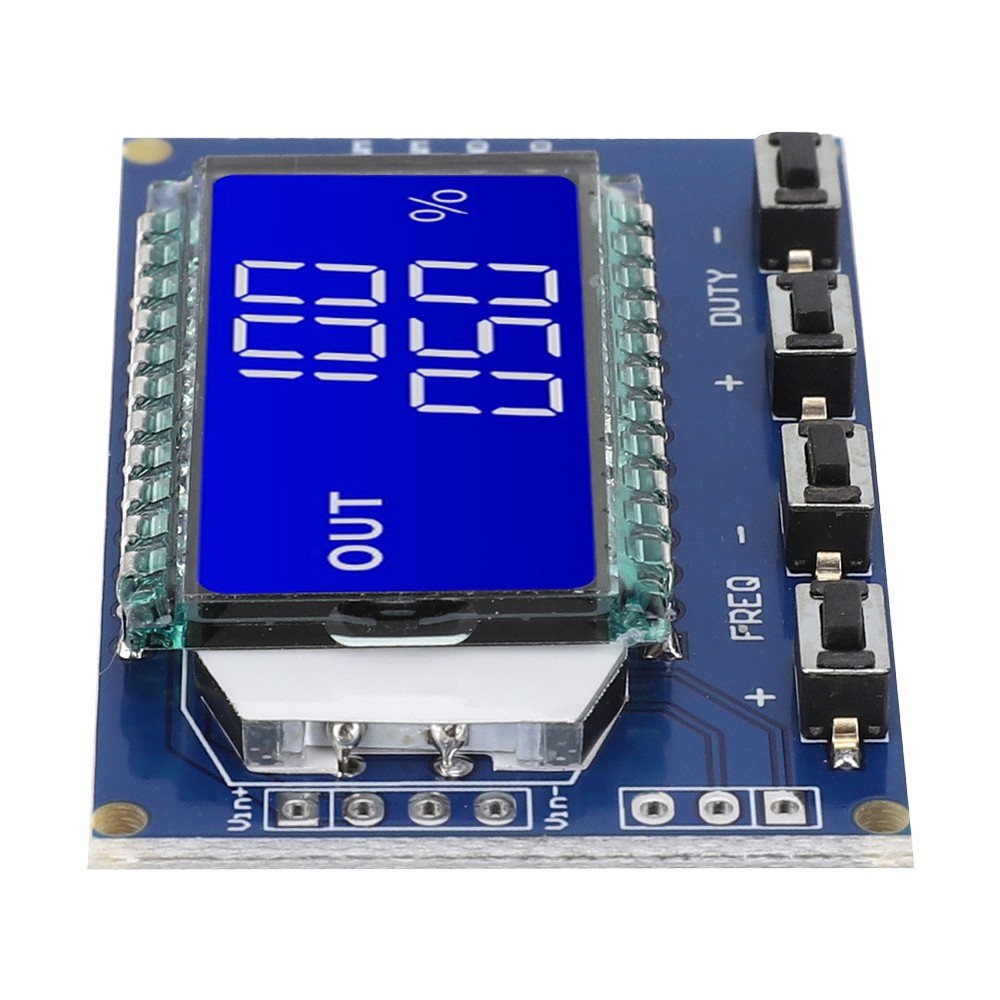 Blue Square Wave Signal Generator PWM Board Module Pulse Frequency Duty Cycle Ad
