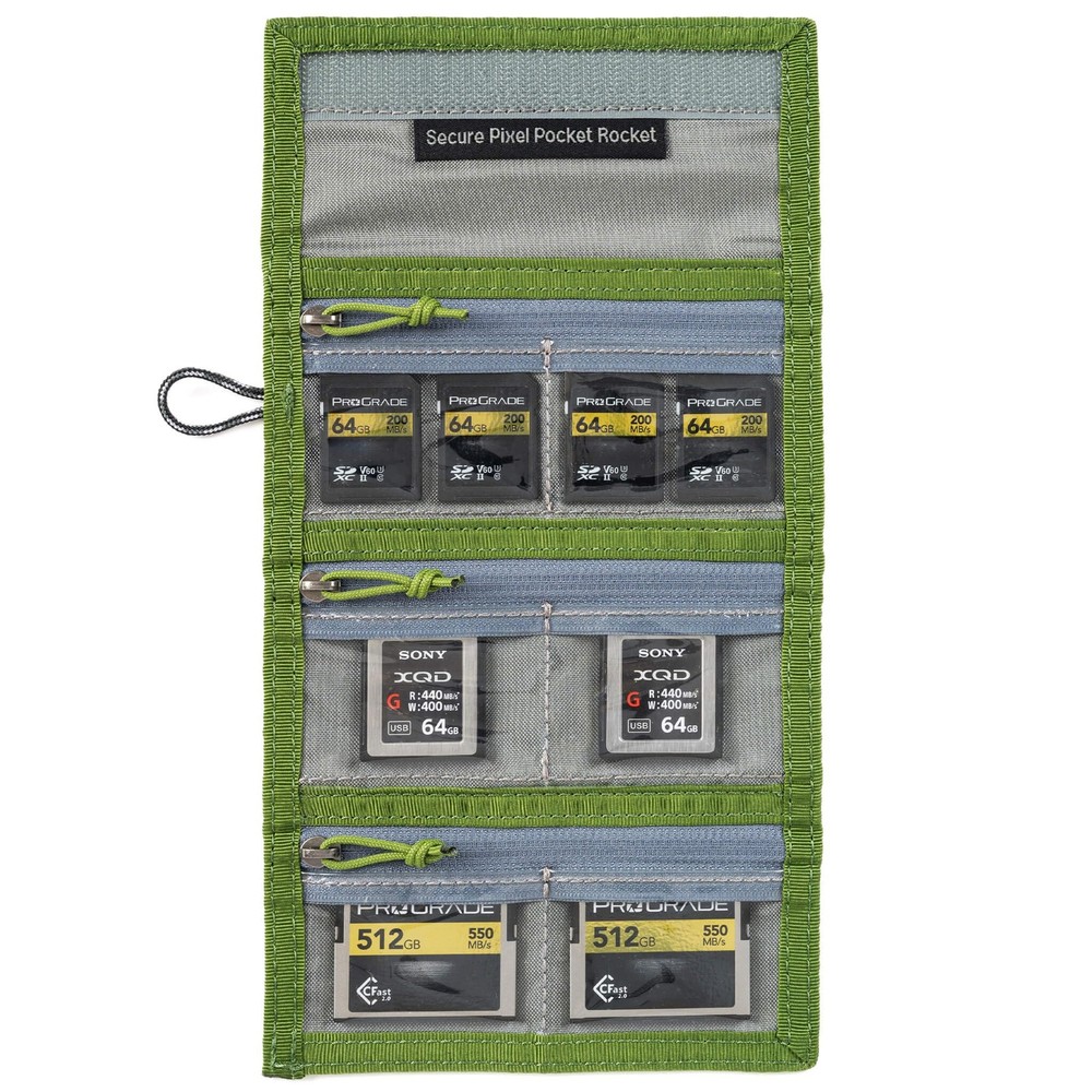 Secure Pixel Pocket Rocket V2 Folding Wallet for Multiple Card Sizes (Highlan...