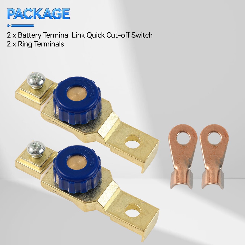 Motorcycle Battery Power Off Switch.Link Terminal Quick Cut off Disconnect Maste
