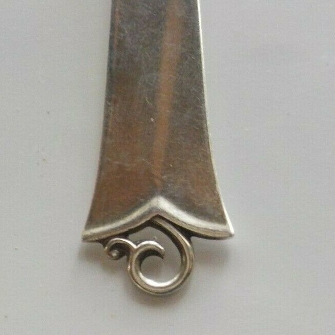 COHR Denmark IVY Sterling Silver 6" Sugar Spoon