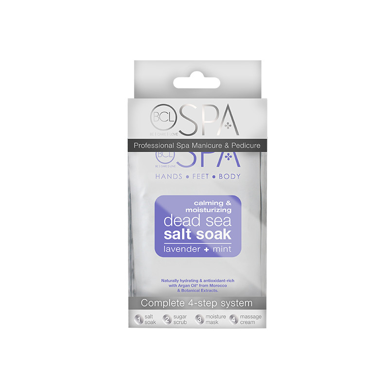 BCL Spa Lavender + Mint Complete 4-Step System, Single Use Packet Box