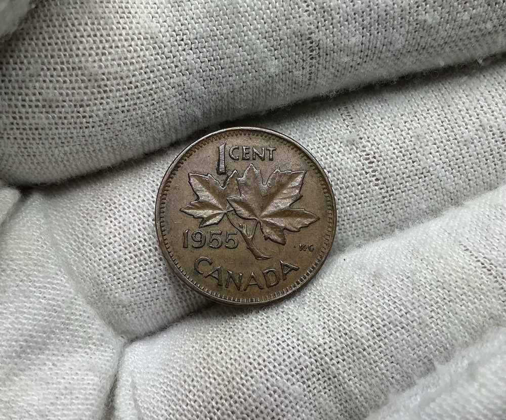 1955 Canada 1 Cent NSF - J408