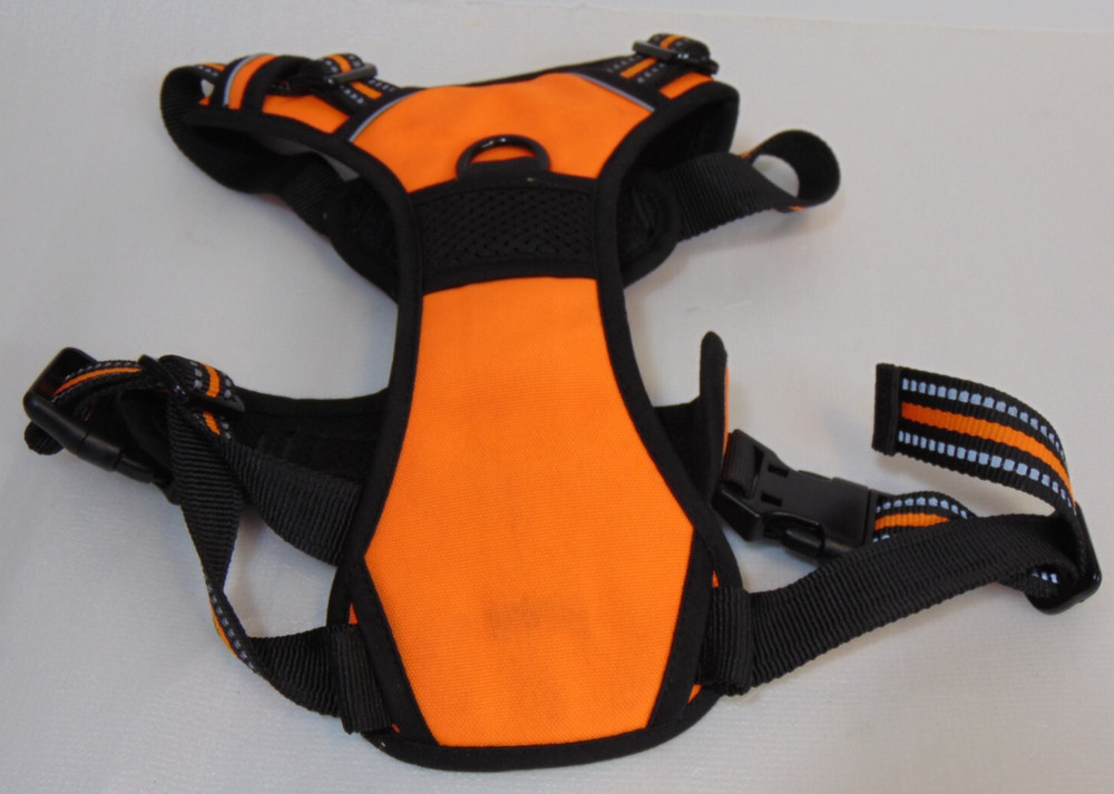 Hi Visibility Dog Harness Large No Pull Service Vest Reflective Strips Adjust