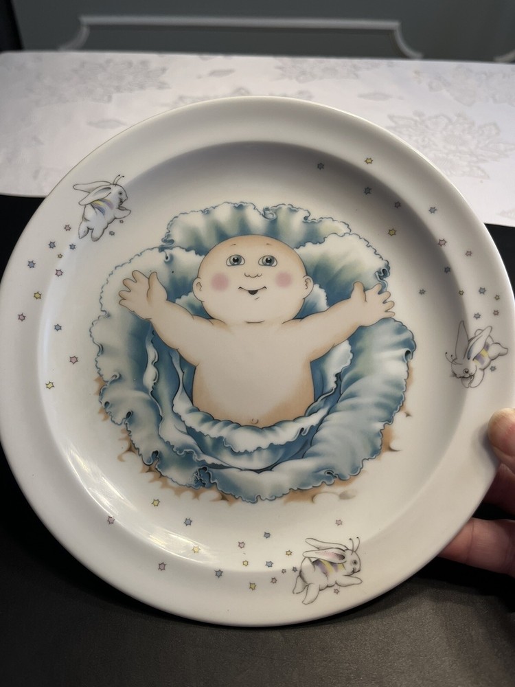 Royal Worcester Cabbage Patch 3 Piece Set Plate Bowl Cup England