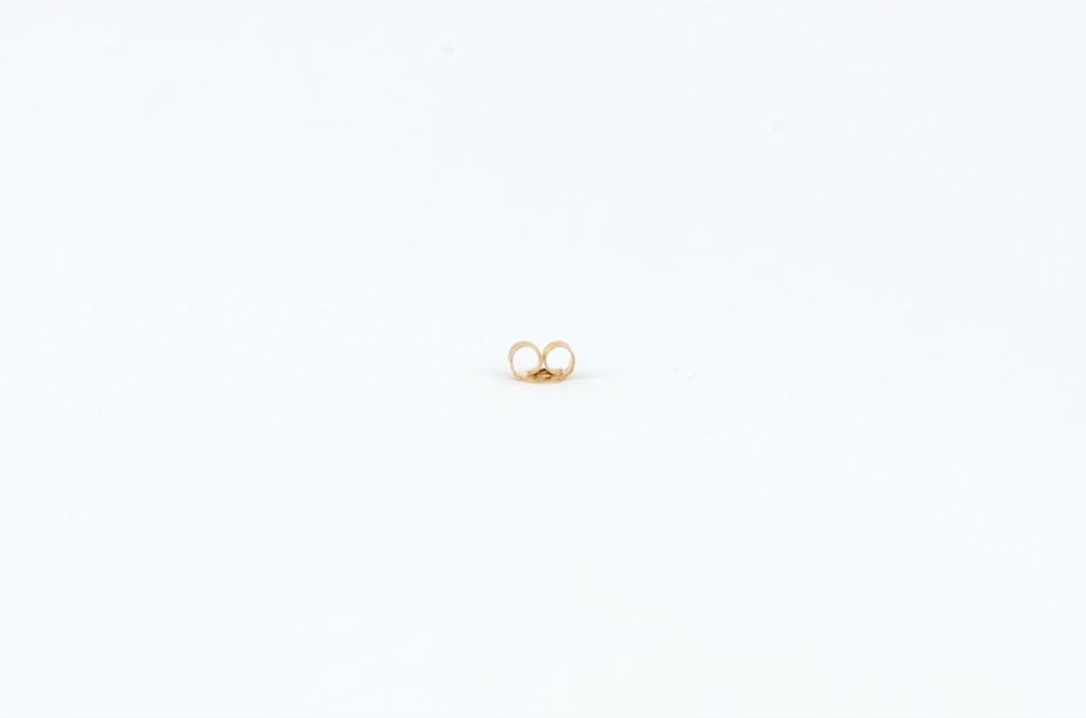 14k Yellow Gold Push Back Earring Butterfly Backing Small Medium Large-by PC!!!