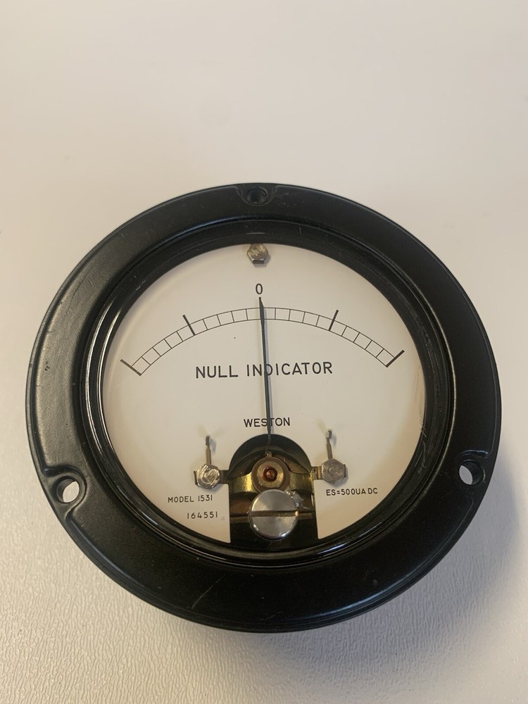 Weston Instrument 1531 NULL INDICATOR Gauge