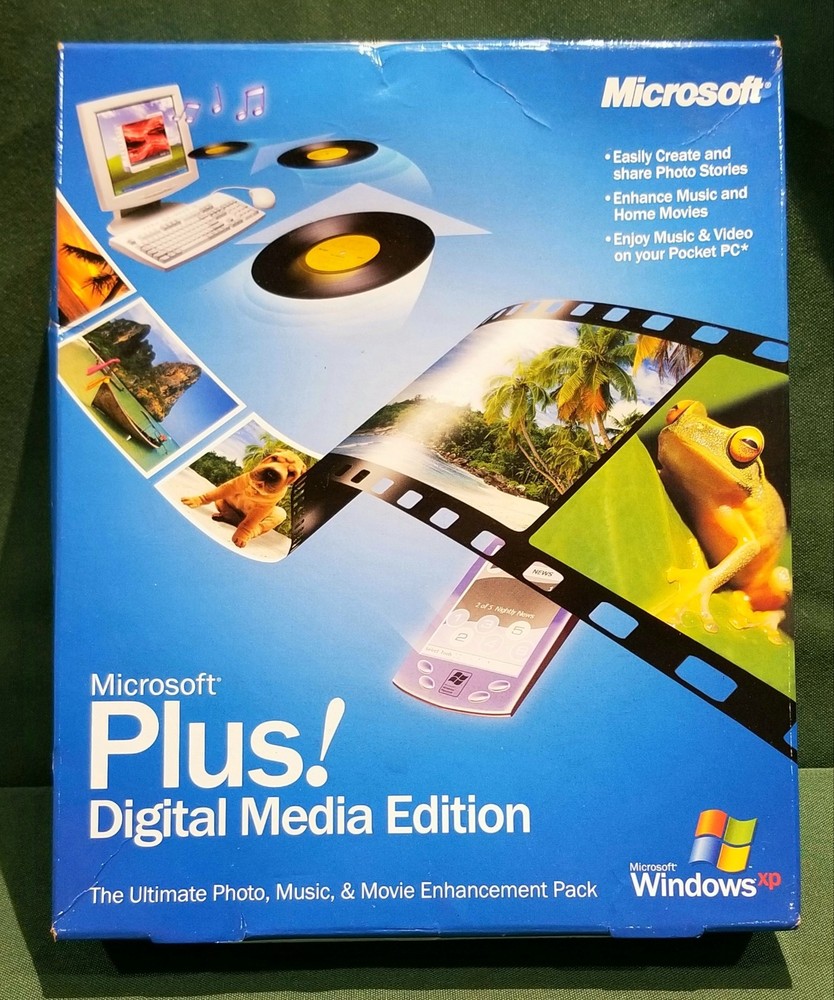 Microsoft Plus! Digital Media Edition Windows XP  2003 PN X09-19520
