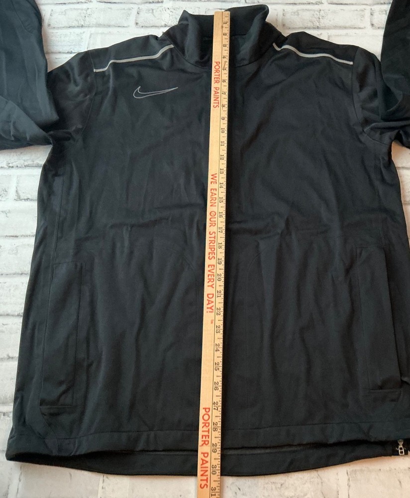 Nike Golf Storm Half-Zip Jacket Black Size Medium