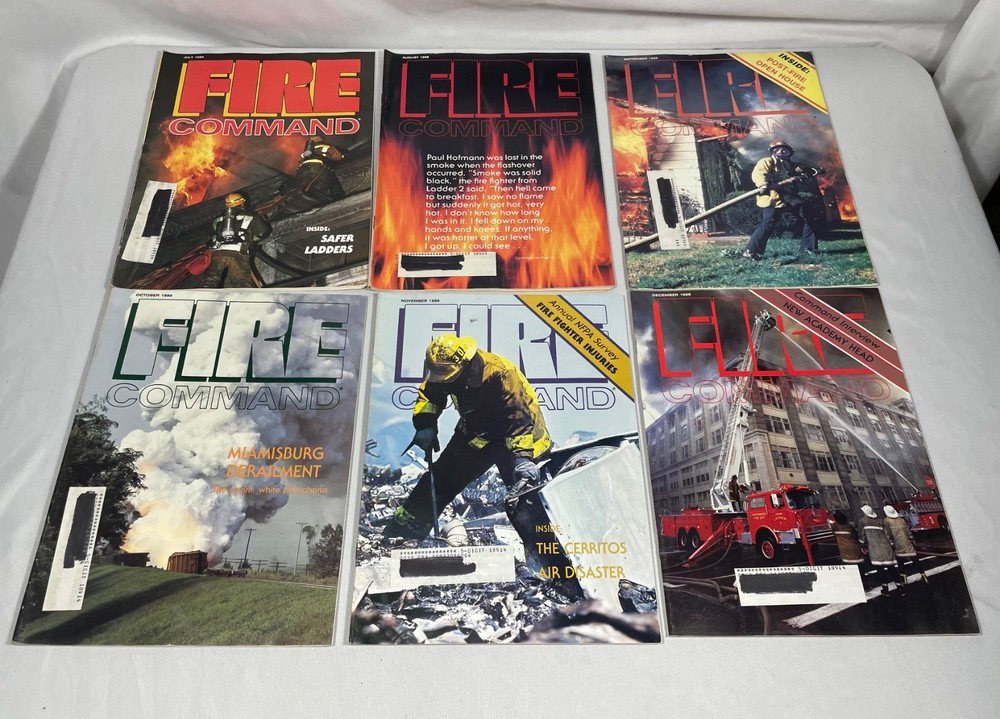 FIRE COMMAND magazine 12 issues from 1986