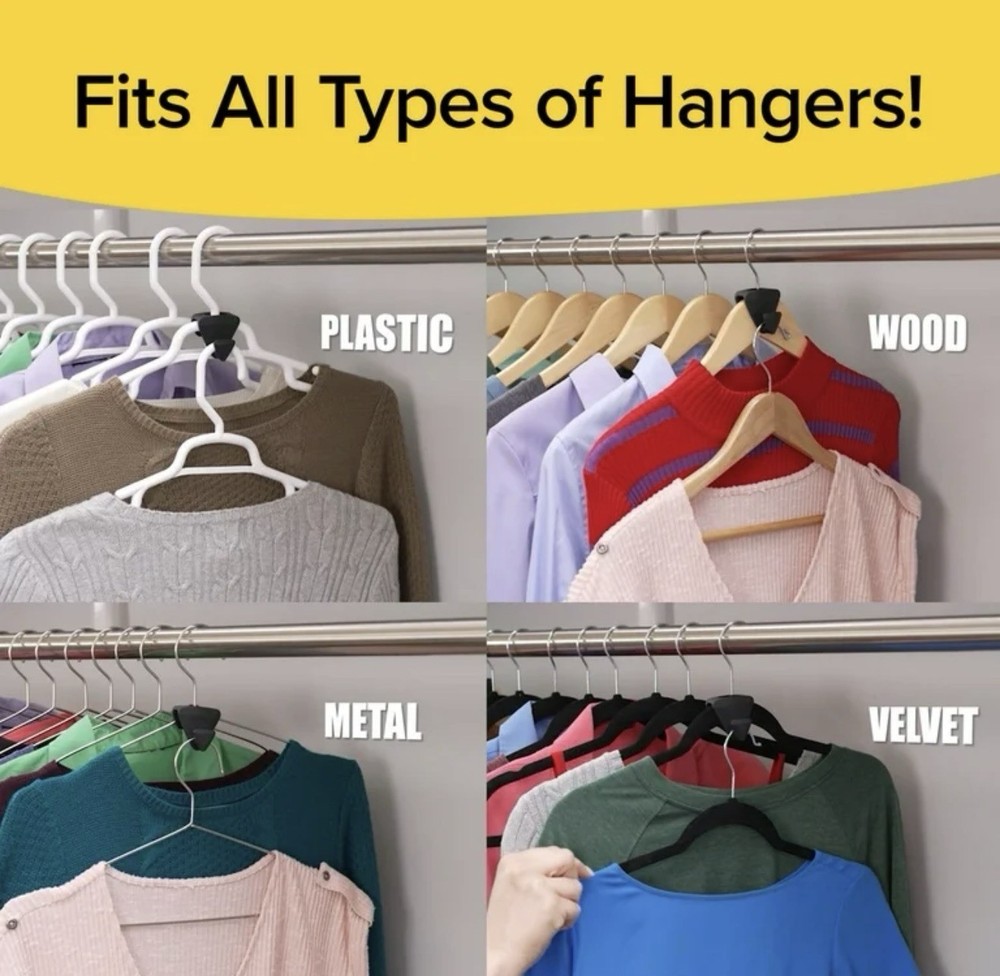 Ruby Space Triangles 18 Value Pack Closet Hanger Organizer As Seen On TV