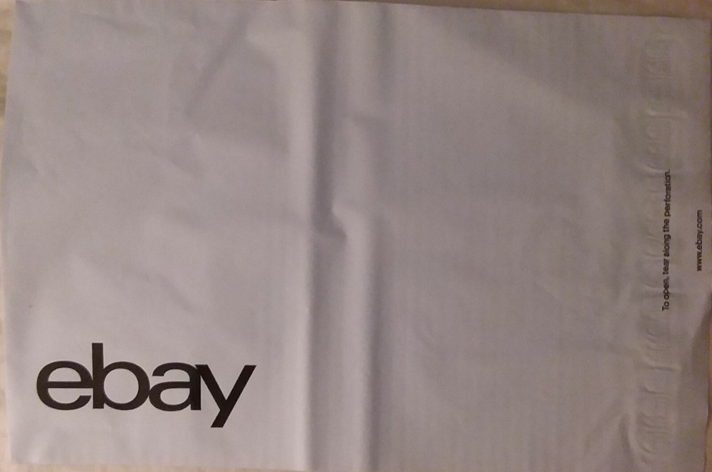 10 eBay Branded Black POLYMAILER ENVELOPES 9 x 11.50 Mailers STICKER Polyjacket