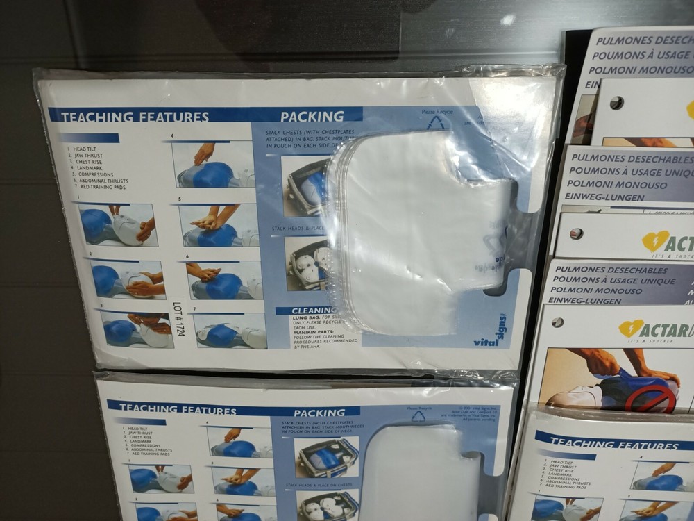 ACTAR D-fib Dfib Disposable Lungs 50-Pack