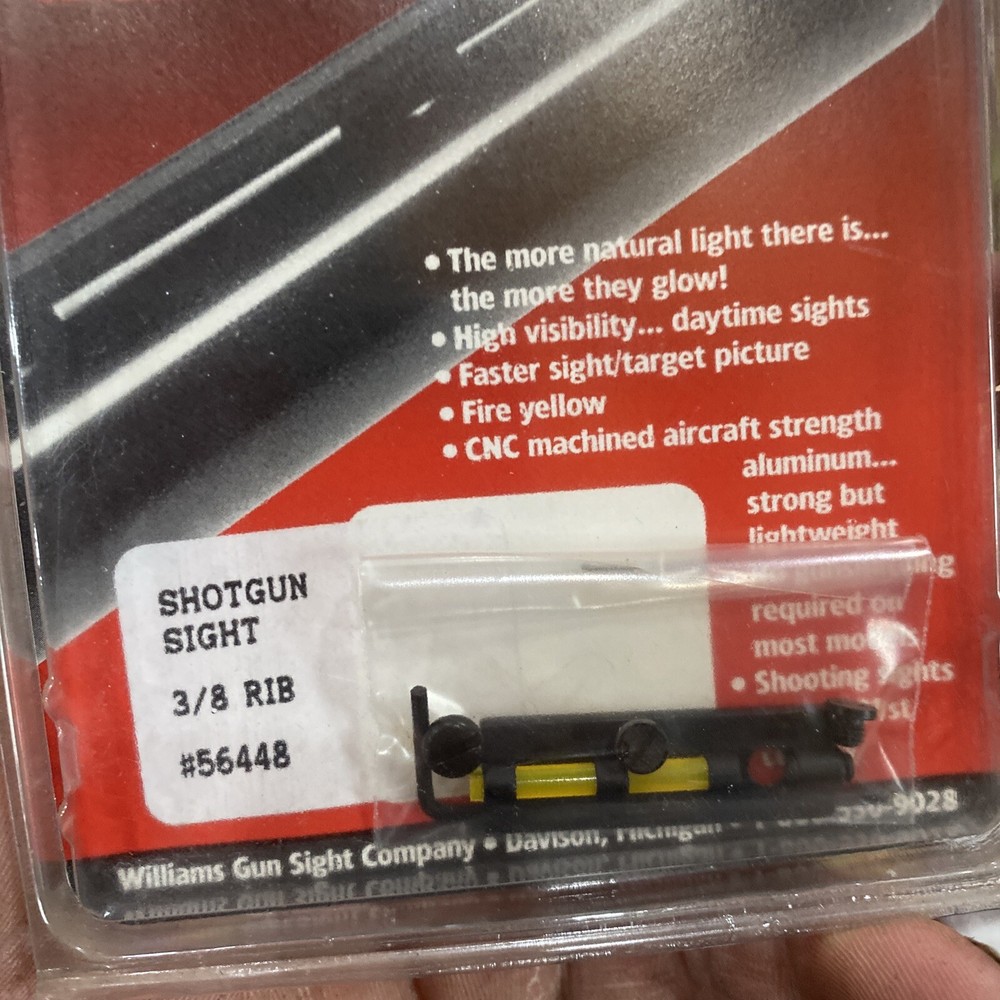 WILLIAMS™ FIRE SIGHT VENTILATED RIB WIDTH 3/8" 56448