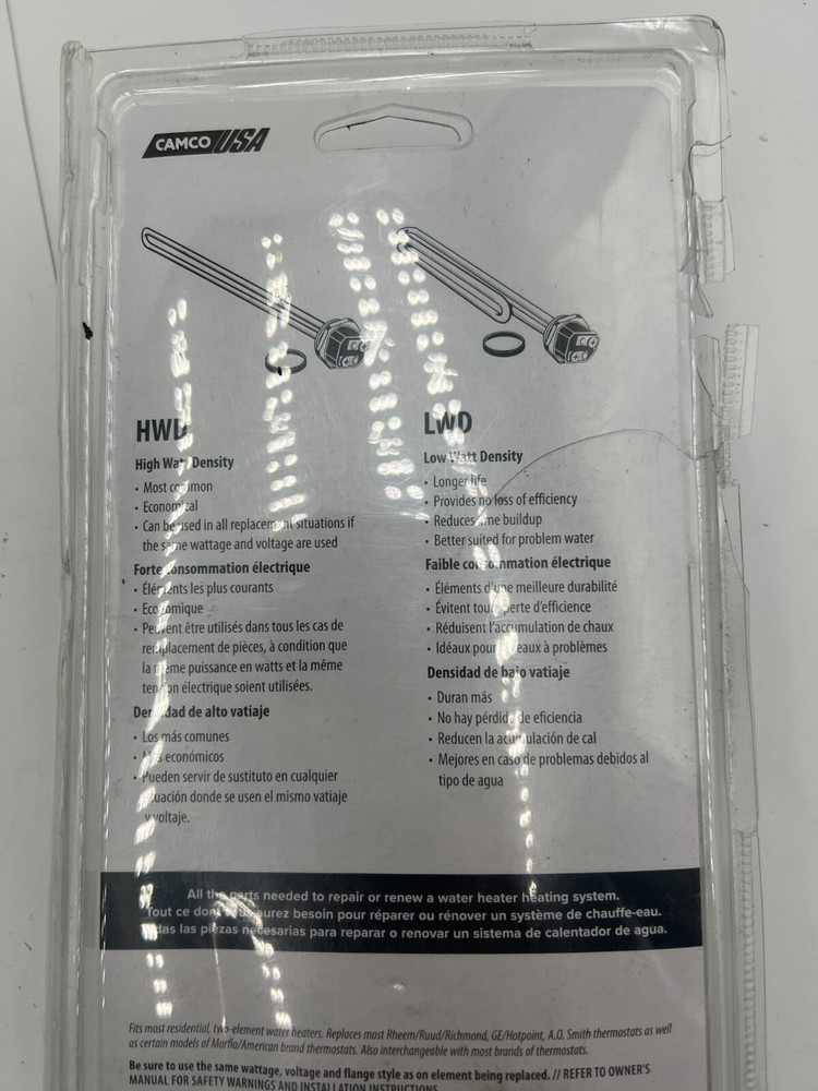 Camco 07043 LWD Apcom Style Plumber's Pack Water Heater Repair