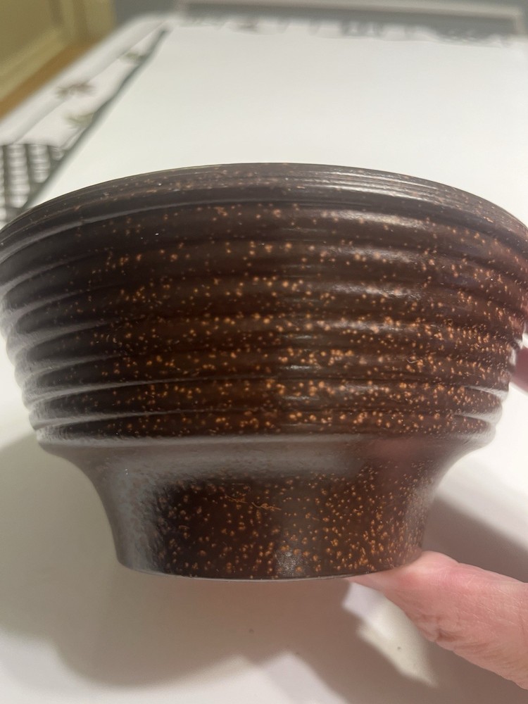 Germany Terracotta Ribbed 6” Bowl Planter