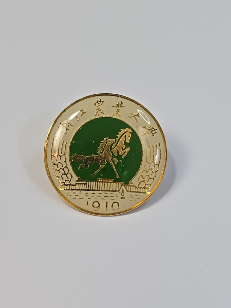 Chinese Hourse Souvenir Lapel Pin