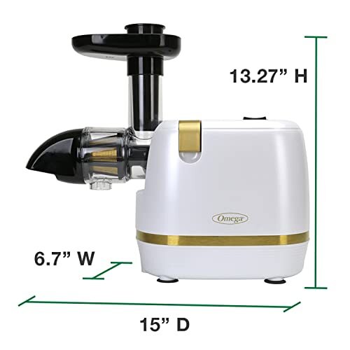 Omega H3000RWH13 Cold Press 365 Juicer Slow Masticating Extractor Creates Del...