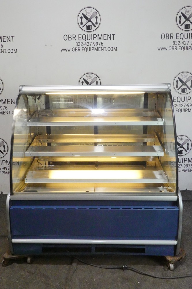 STRUCTURAL CONCEPTS 50” CURVED GLASS REFRIGERATED BAKERY DISPLAY CASE MODEL HV48