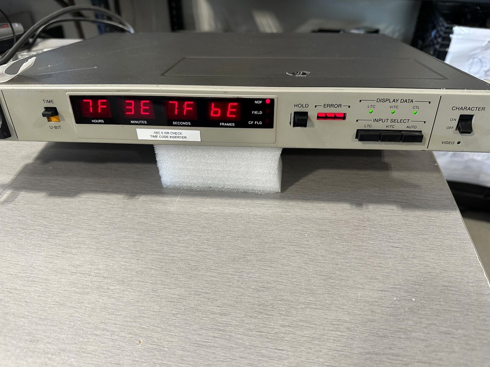 Sony BVG-1500 Rack Mounted Time Code Generator