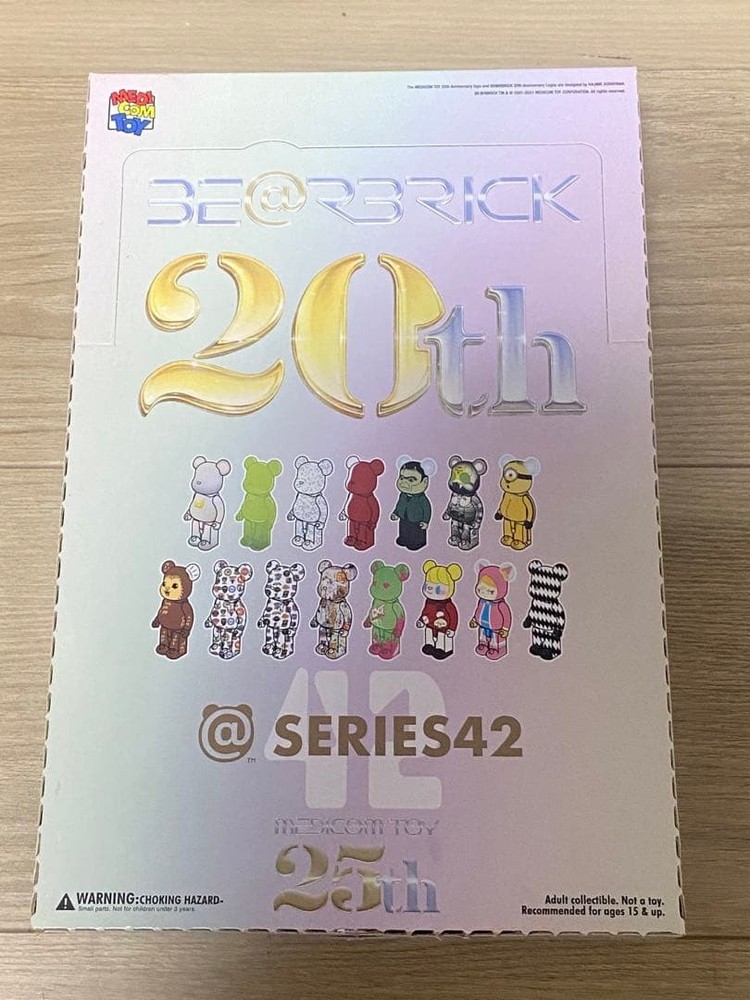 BE@RBRICK 20th @ SERIES42 Bearbrick 1 BOX New from JP - Fast Ship!!
