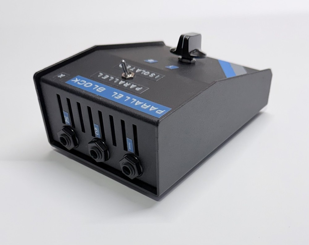 2x1 PARALLEL BLOCK - Guitar Amp Speaker Selector/Combiner - Black, Custom Orders