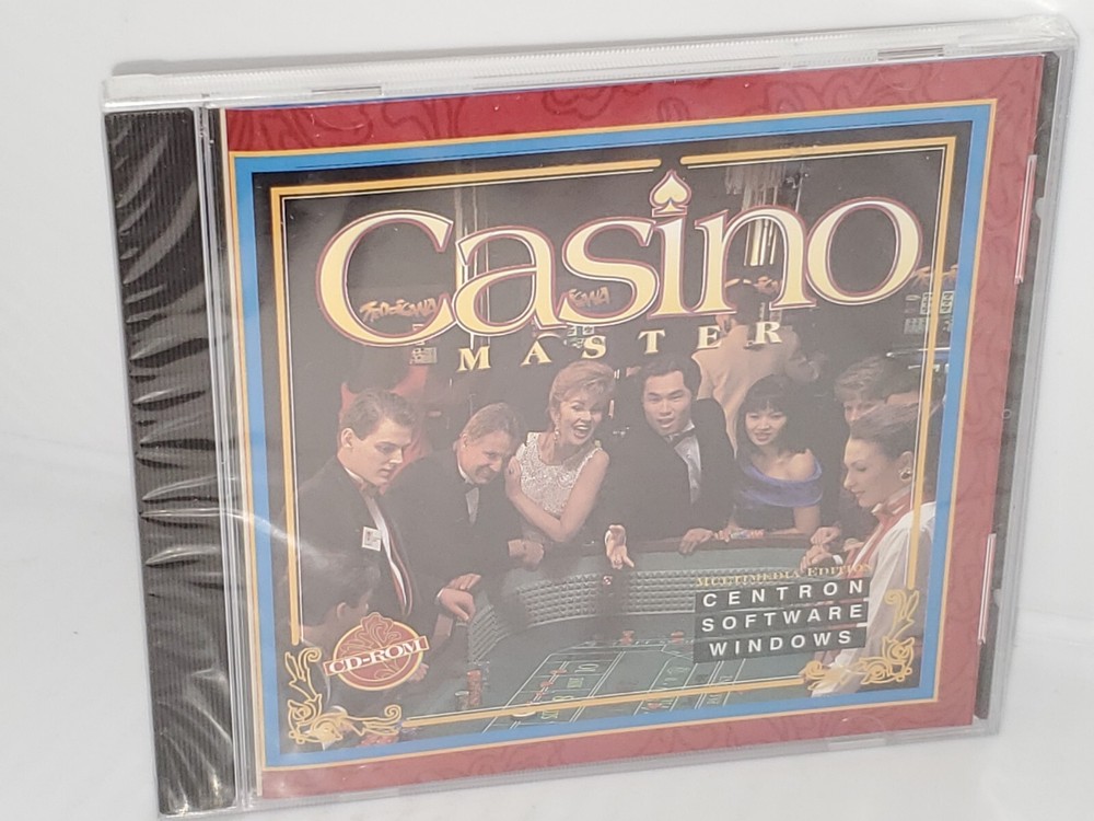 Casino Master (PC, 1995)  CD-ROM Game.NEW SEALED HTF