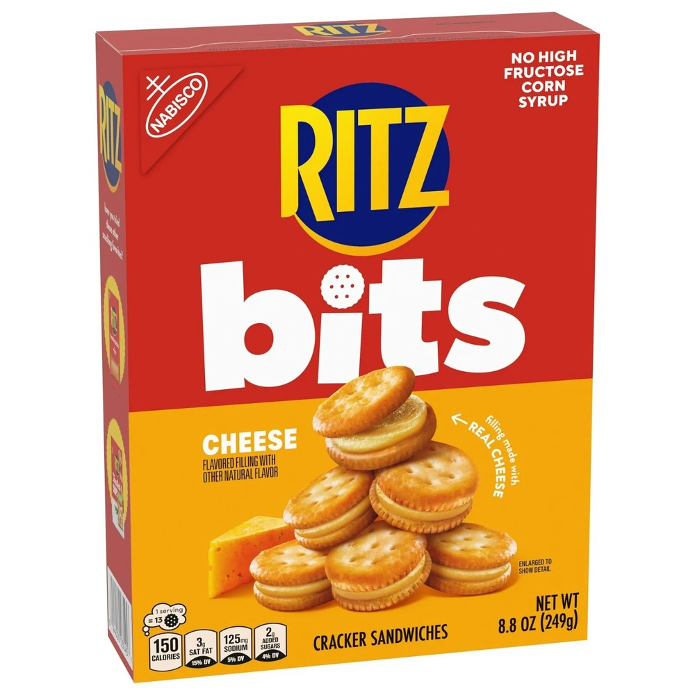 RITZ Bits Cheese Sandwich Crackers, 8.8 oz