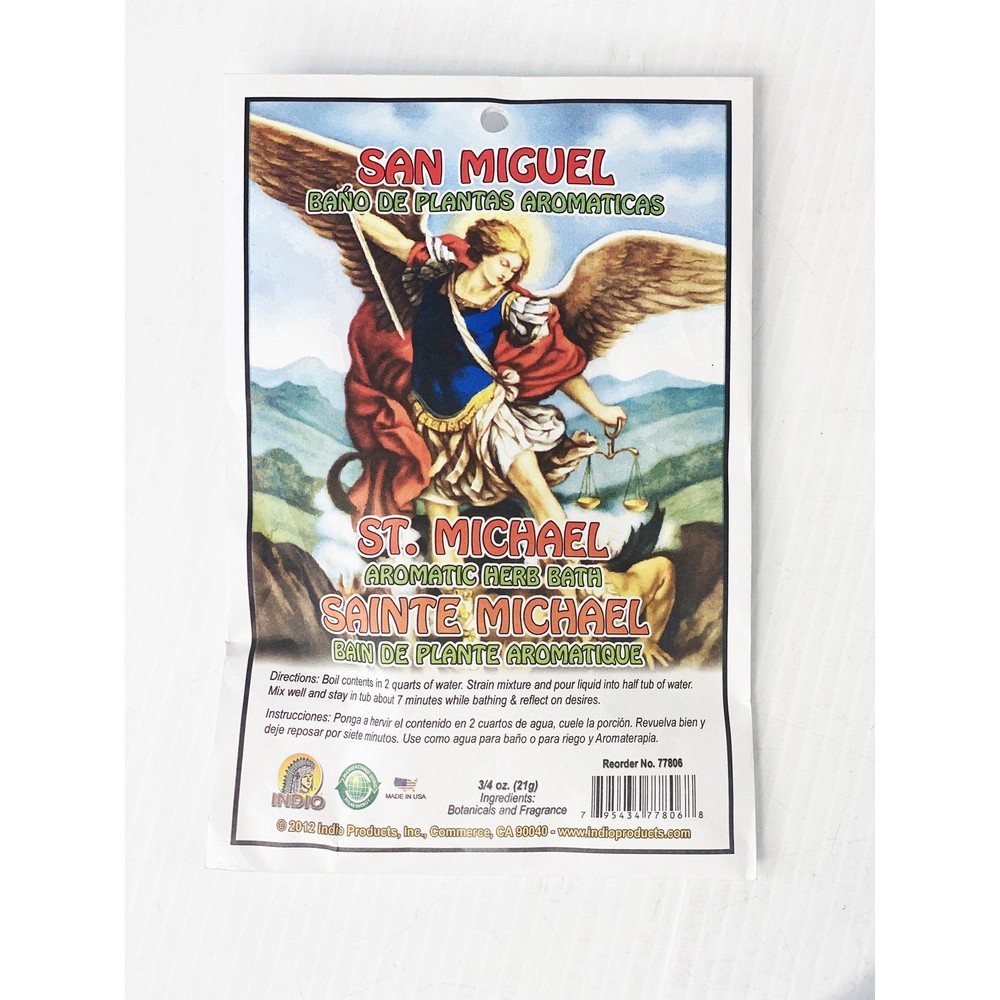 Saint Michael San Miguel Aromatic Herb Bath .75 oz Envelope