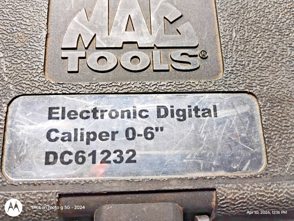 MAC ELECTRICAL DIGITAL CALIPER 0-6, #DC61232, MAC TOOLS , WITH HARD CASE, (B2