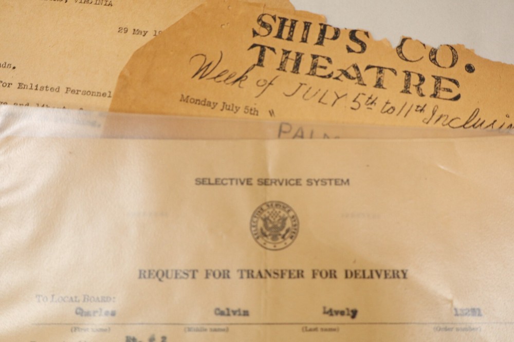 WWII Era Selective Service Army Navy Recruiting Training Orders Misc.