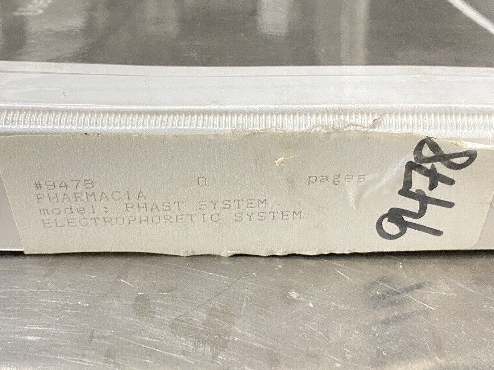 Pharmacia Phast System Electrophoretic Syst - Users Guide / Instruction / Manual