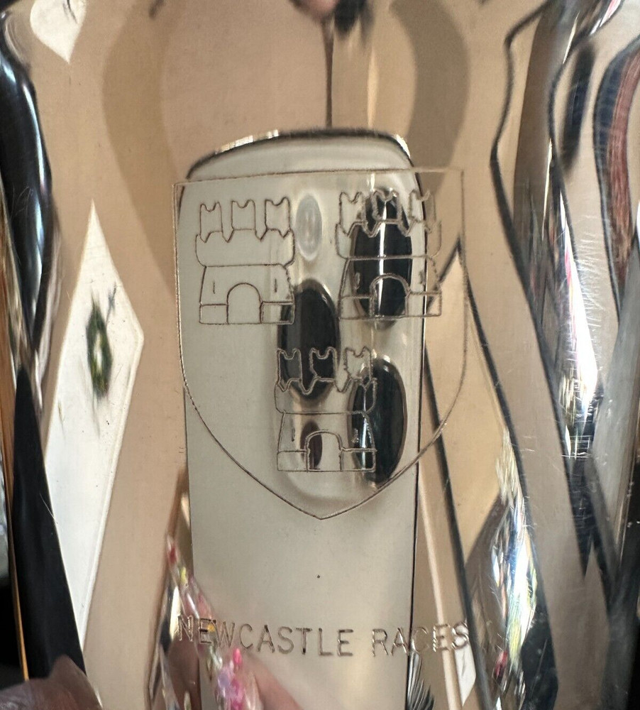 Barker Ellis Silver Commemorative Newcastle Races Silverplate Goblet Cup