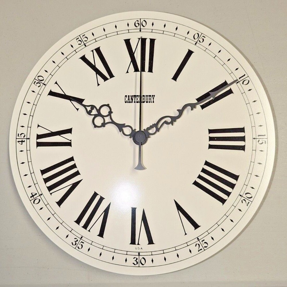 11-1/8" Printed Clock Dial Only or With Mini Quartz/Hands Movement Option