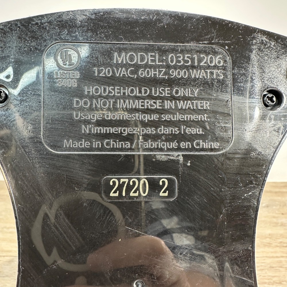 Presto Stuffler Stuffed Waffle Maker Belgian Black, Model 0351206