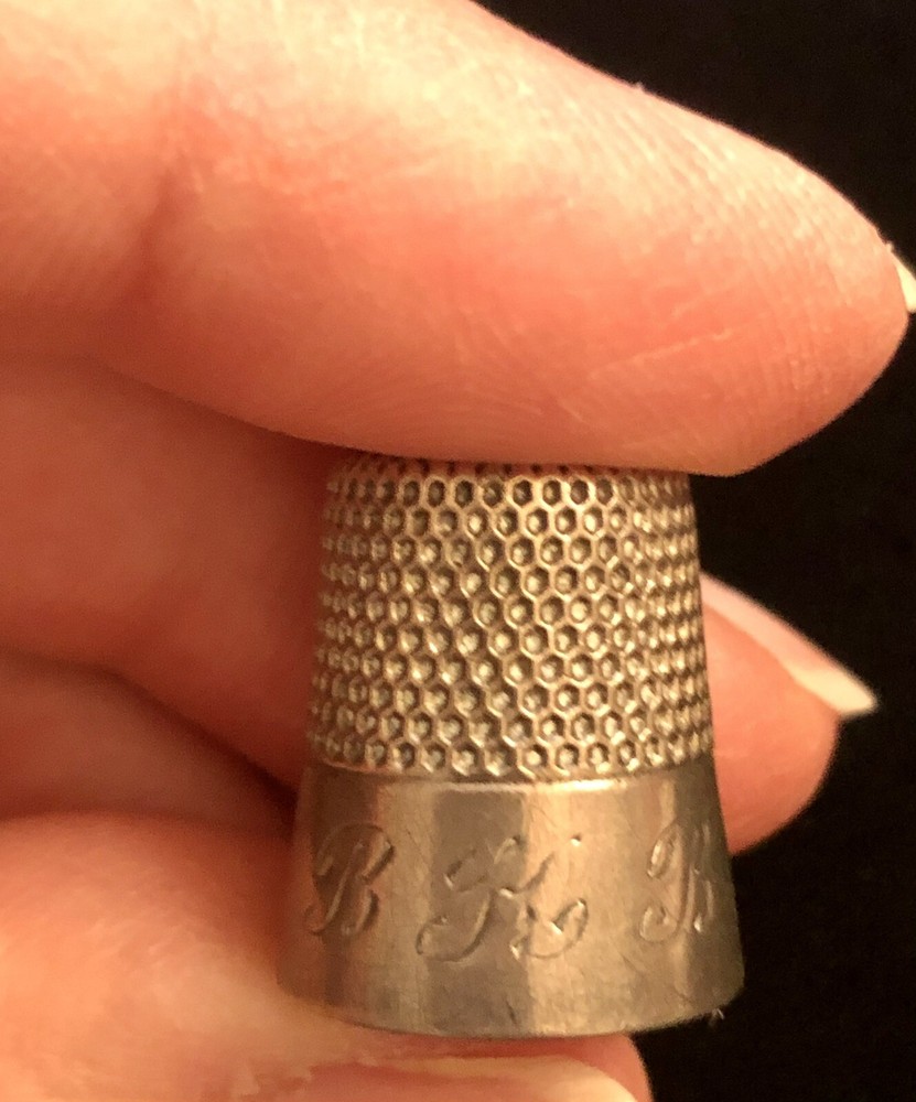 Vintage Sterling Silver Ketcham & McDougall 7 Thimble