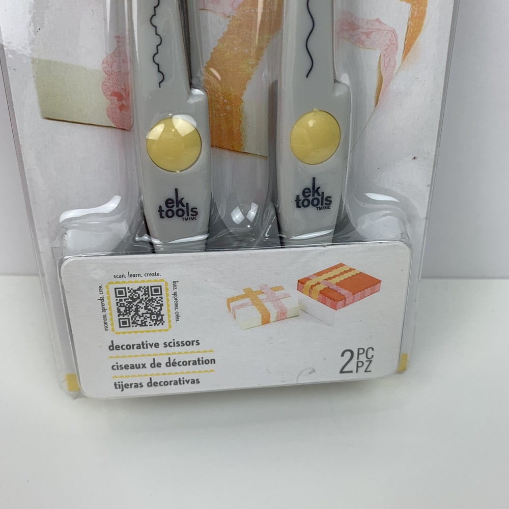 EK Tools Decorative Scissors 2 Pack