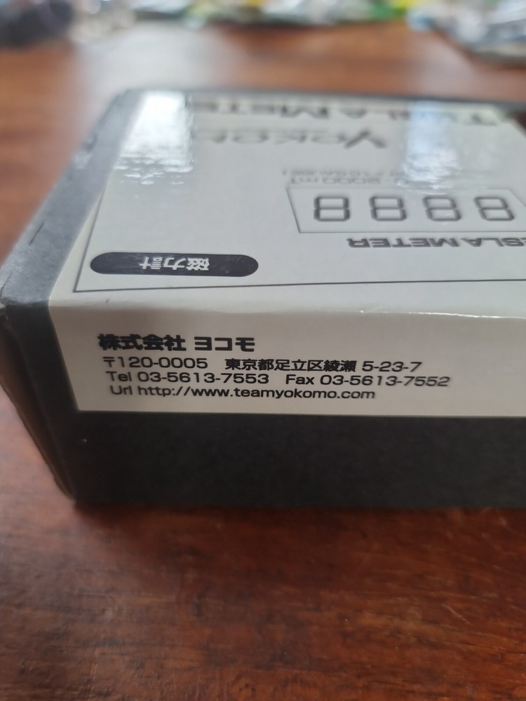 Yokomo TESLA METER Vintage Rc