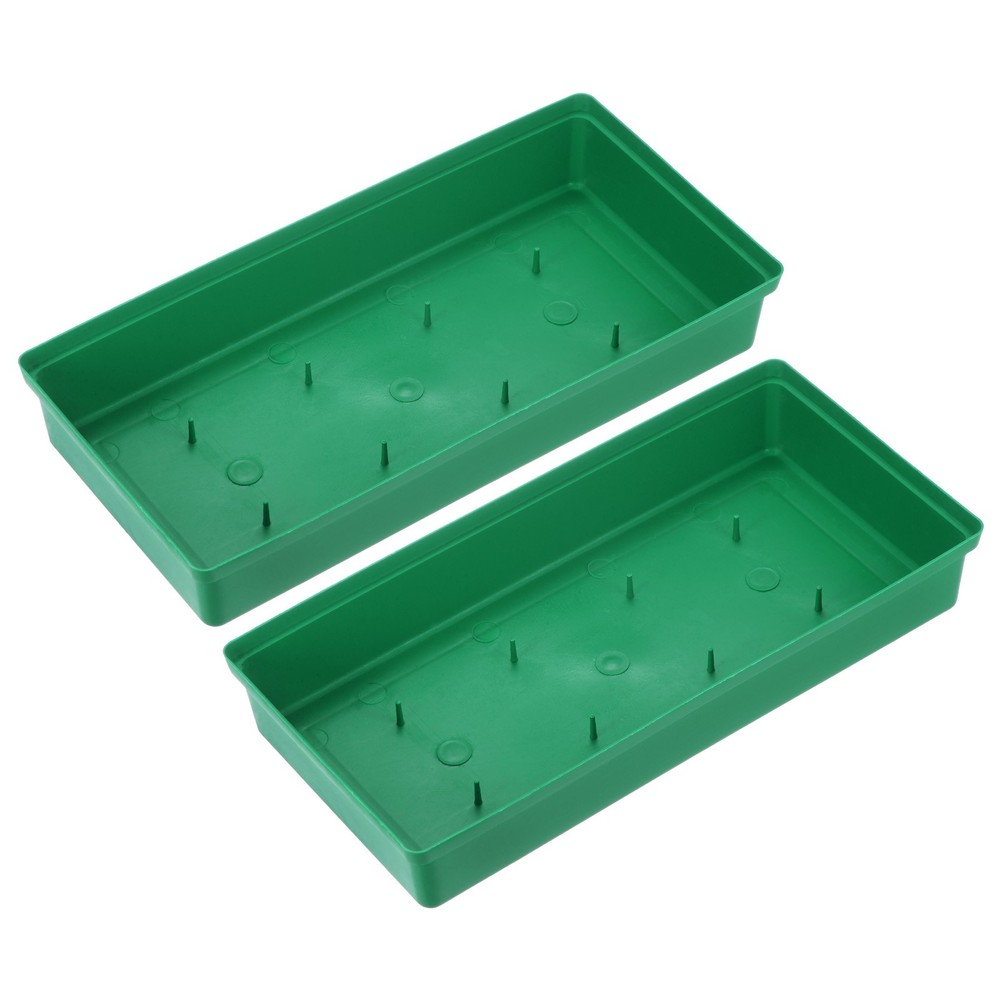 2 Piece Floral Center Tray, 9.65" Rectangular Floral Base