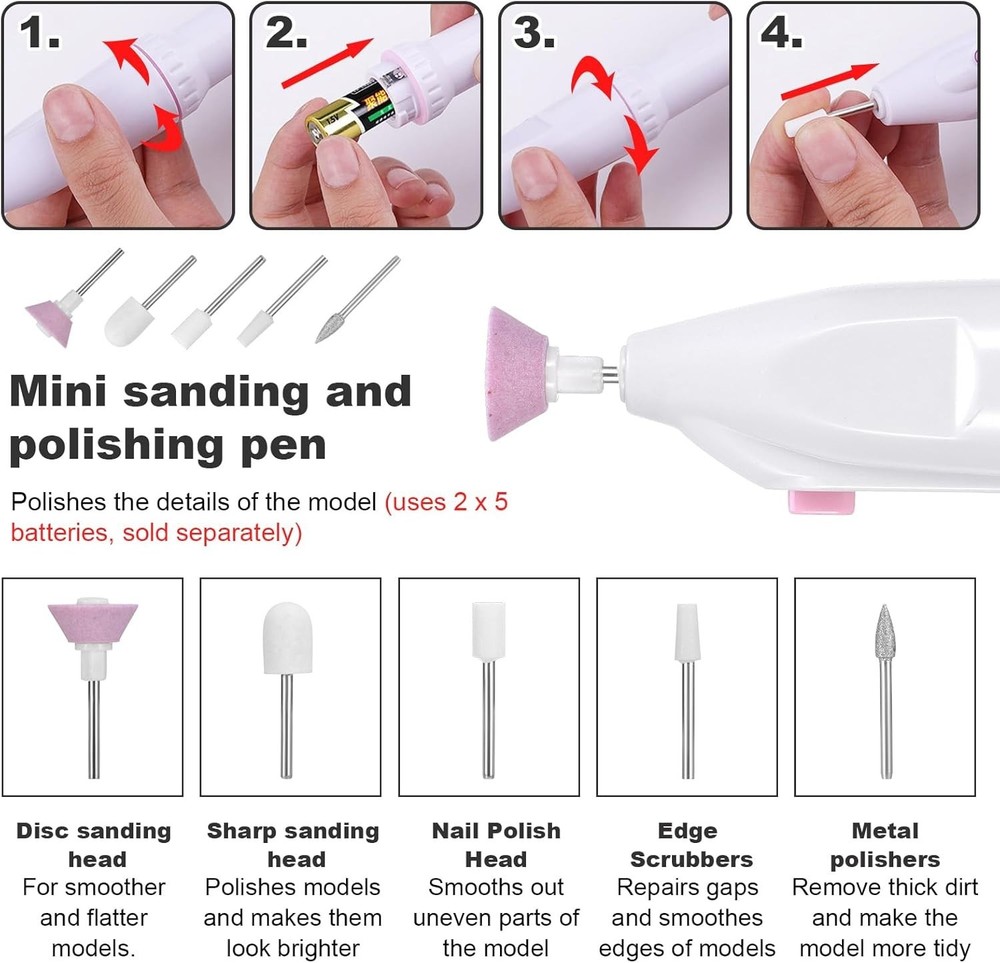 101PCS Gundam Model Tools Kit Hobby Building Tools Kit for Gundam Basic Model...
