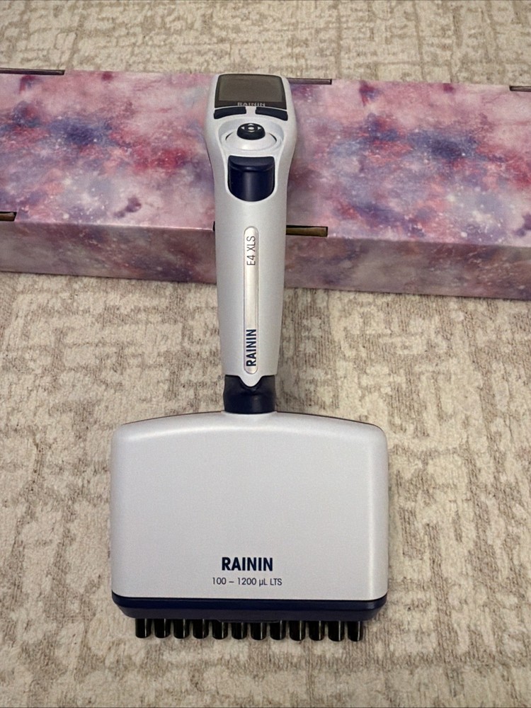 Rainin E4 XLS 100-1200 uL 12 Channel Multichannel Electronic Automatic Pipette