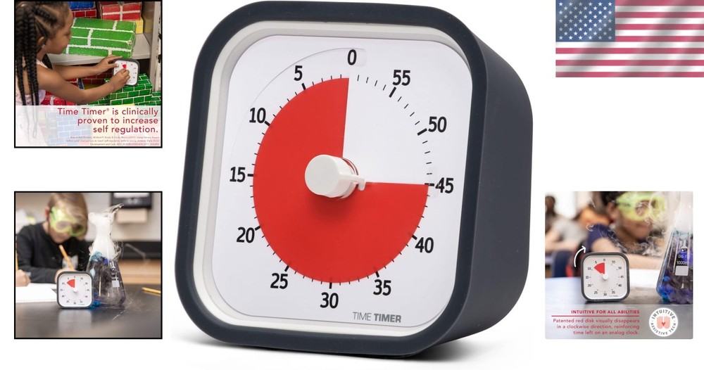 Visual Countdown Timer with Silent Operation